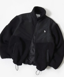 U.S. POLO ASSN./ユーエスポロアッスン Boa Jacket/オーバーサイズ ボアフリースジャケット/レディース メンズ