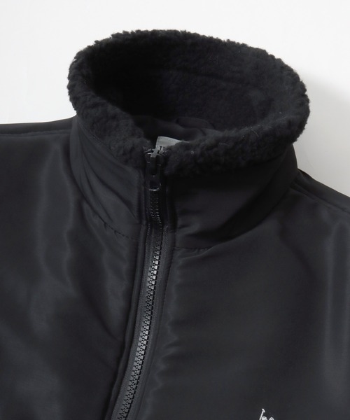 U.S. POLO ASSN.（ユーエスポロアッスン）の「U.S. POLO ASSN./ユーエスポロアッスン Boa Jacket/オーバーサイズ ボアフリースジャケット/レディース メンズ（ブルゾン・メンズ・アイボリー/ブラック・M/L/LL）」の14枚目の写真