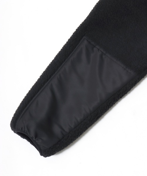 U.S. POLO ASSN.（ユーエスポロアッスン）の「U.S. POLO ASSN./ユーエスポロアッスン Boa Jacket/オーバーサイズ ボアフリースジャケット/レディース メンズ（ブルゾン・メンズ・アイボリー/ブラック・M/L/LL）」の17枚目の写真
