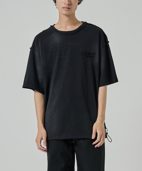 CPG（シーピージー）の「【CPG】CPG LOGO FADE TEE（Tシャツ/カットソー・メンズ・グレー/ブラック・MEDIUM/LARGE）」の2枚目の写真