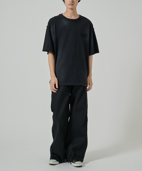 CPG（シーピージー）の「【CPG】CPG LOGO FADE TEE（Tシャツ/カットソー・メンズ・グレー/ブラック・MEDIUM/LARGE）」の3枚目の写真
