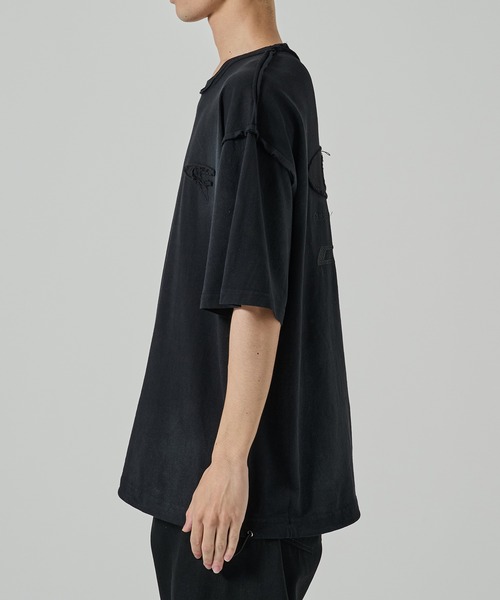 CPG（シーピージー）の「【CPG】CPG LOGO FADE TEE（Tシャツ/カットソー・メンズ・グレー/ブラック・MEDIUM/LARGE）」の6枚目の写真
