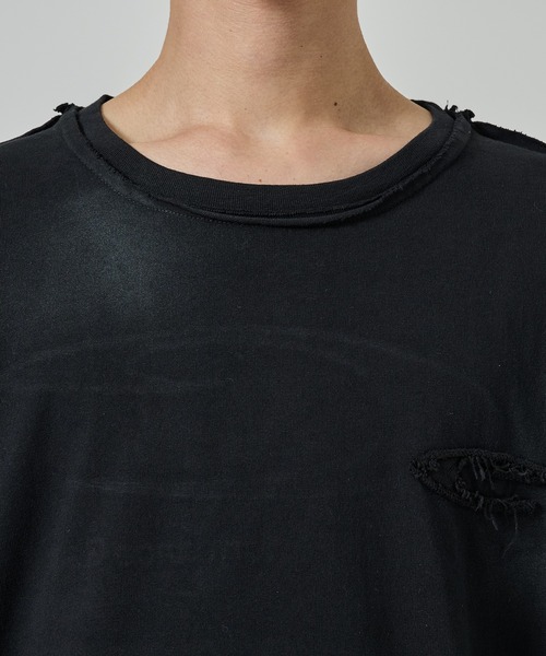CPG（シーピージー）の「【CPG】CPG LOGO FADE TEE（Tシャツ/カットソー・メンズ・グレー/ブラック・MEDIUM/LARGE）」の12枚目の写真