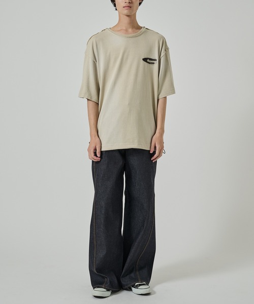 CPG（シーピージー）の「【CPG】CPG LOGO FADE TEE（Tシャツ/カットソー・メンズ・グレー/ブラック・MEDIUM/LARGE）」の4枚目の写真