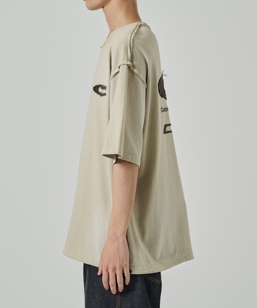 CPG（シーピージー）の「【CPG】CPG LOGO FADE TEE（Tシャツ/カットソー・メンズ・グレー/ブラック・MEDIUM/LARGE）」の17枚目の写真
