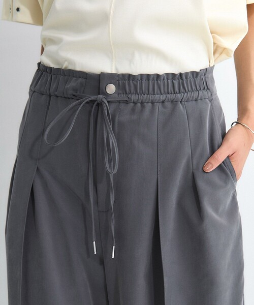 UNITED TOKYO(ユナイテッドトウキョウ)の「【残りわずか!】レーヨンフィブリルワイドパンツ|ウォッシャブル/ストレッチ/細見え/冬服(カーゴパンツ・レディース・グレー/ブラック・1/2)」の21枚目の写真