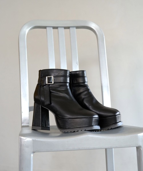 カラーシャークソールチャンキーブーツ(HARE)（ブーツ）｜HARE