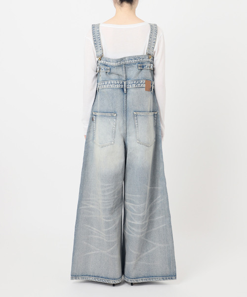 Spick & Span(スピックアンドスパン)の「5 1/2 HIGHRISE OVERALLS(サロペット/オーバーオール・レディース・ブルー系その他/サックスブルー・28/27)」の12枚目の写真