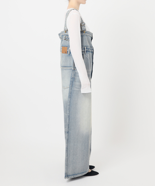 Spick & Span(スピックアンドスパン)の「5 1/2 HIGHRISE OVERALLS(サロペット/オーバーオール・レディース・ブルー系その他/サックスブルー・28/27)」の13枚目の写真