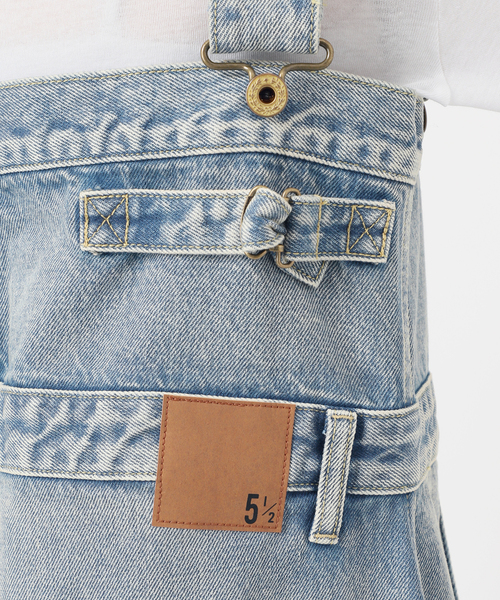 Spick & Span(スピックアンドスパン)の「5 1/2 HIGHRISE OVERALLS(サロペット/オーバーオール・レディース・ブルー系その他/サックスブルー・28/27)」の20枚目の写真