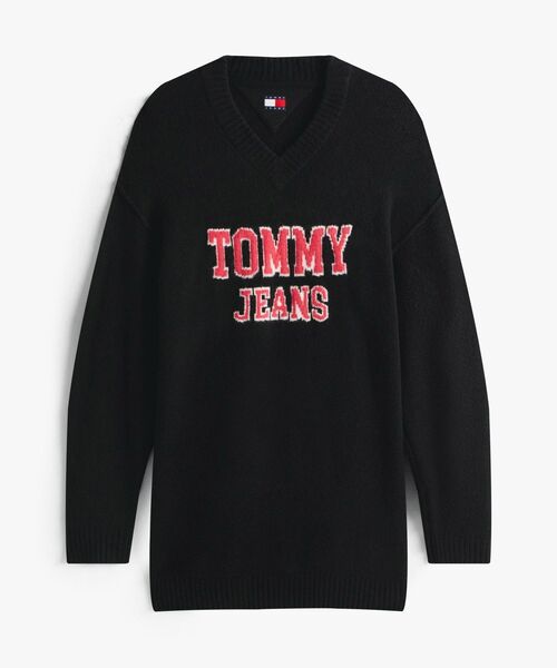 tommy jeans(トミー ジーンズ)の「バーシティセーターワンピース(ワンピース・レディース・ブラック・X-SMALL/SMALL/MEDIUM)」の5枚目の写真