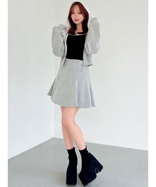 RESEXXY（リゼクシー）の「ポイントレースフーディスウェット（スウェット・レディース・グレー/ブラック/ホワイト・FREE）」の10枚目の写真