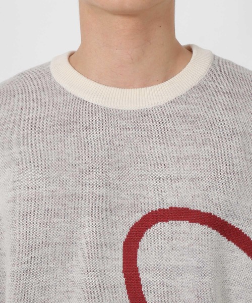 LAKOLE（ラコレ）の「ハートラインニットプルオーバー / 592878（ニット/セーター・メンズ・ボルドー/グリーン/ホワイト・LARGE/MEDIUM）」の17枚目の写真