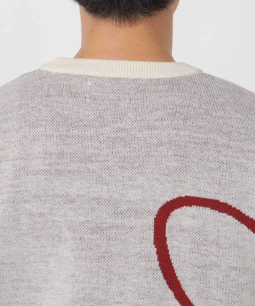 LAKOLE（ラコレ）の「ハートラインニットプルオーバー / 592878（ニット/セーター・メンズ・ボルドー/グリーン/ホワイト・LARGE/MEDIUM）」の20枚目の写真