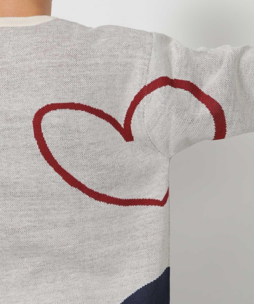 LAKOLE（ラコレ）の「ハートラインニットプルオーバー / 592878（ニット/セーター・メンズ・ボルドー/グリーン/ホワイト・LARGE/MEDIUM）」の22枚目の写真