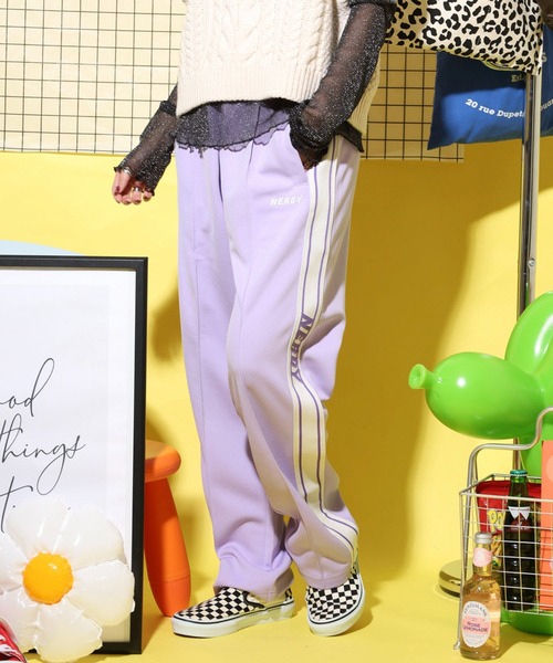NERDY(ノルディ)の「パレットトラックパンツ(その他パンツ・メンズ・ライトパープル・L/S/M)」の3枚目の写真