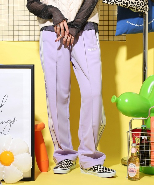 NERDY(ノルディ)の「パレットトラックパンツ(その他パンツ・メンズ・ライトパープル・L/S/M)」の5枚目の写真