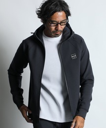The DUFFER of ST.GEORGE（ザダファーオブセントジョージ）の「〔BLACK LABEL〕"SORONA" FULL ZIP PARKA:セットアップ ダンボールニット ジップパーカー（パーカー）」