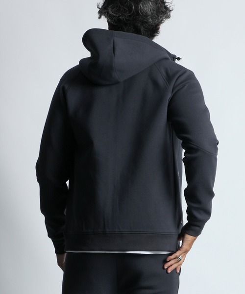 D.U.N.K. フルジップパーカー ブラック　新品 BLACK LABEL〕'SORONA' FULL ZIP PARKA：セットアップ ダンボール