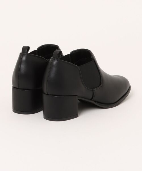 BETTY CLUB(ベティクラブ)の「【ELLE PLANET】エル・プラネット レトロサイドゴアブーティー(ブーツ・レディース・ブラック・22.5cm/23.0cm/23.5cm/24.0cm/24.5cm)」の2枚目の写真