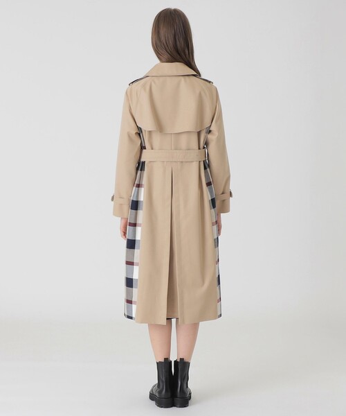 BLUE LABEL CRESTBRIDGE トレンチコート ライナー付 36（S） ブルー