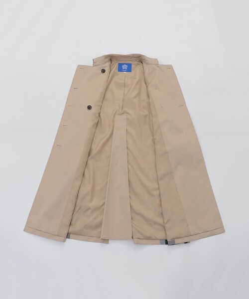 BLUE LABEL CRESTBRIDGE(ブルーレーベルクレストブリッジ)の「【10th ANNIVERSARY】ライトギャバジンパーシャルチェックトレンチコート(トレンチコート・レディース・ベージュ/ベージュ系その他・36/38)」の21枚目の写真