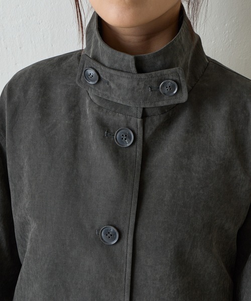 COLONY 2139（コロニートゥーワンスリーナイン）の「ピーチミドルトレンチコート（トレンチコート・レディース・ブラウン/チャコールグレー・FREE）」の17枚目の写真