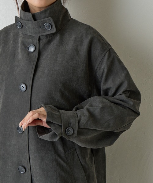 COLONY 2139（コロニートゥーワンスリーナイン）の「ピーチミドルトレンチコート（トレンチコート・レディース・ブラウン/チャコールグレー・FREE）」の19枚目の写真
