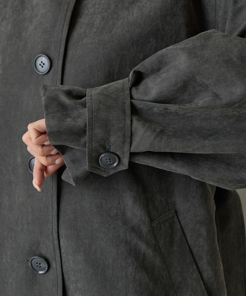 COLONY 2139（コロニートゥーワンスリーナイン）の「ピーチミドルトレンチコート（トレンチコート・レディース・ブラウン/チャコールグレー・FREE）」の20枚目の写真