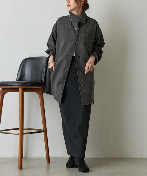 COLONY 2139（コロニートゥーワンスリーナイン）の「ピーチミドルトレンチコート（トレンチコート・レディース・ブラウン/チャコールグレー・FREE）」の8枚目の写真