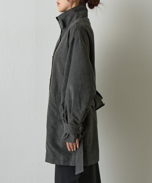 COLONY 2139（コロニートゥーワンスリーナイン）の「ピーチミドルトレンチコート（トレンチコート・レディース・ブラウン/チャコールグレー・FREE）」の13枚目の写真