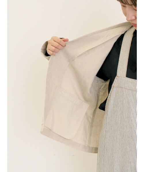 Samansa Mos2（サマンサ モスモス）の「【Cross×Linen】ショールカラー