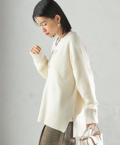 SHIPS(シップス)の「〈手洗い可能〉ウール カシミヤ Vネック プルオーバー(ニット/セーター・レディース・ネイビー/ピンク/レッド/オフホワイト・ONE SIZE)」の17枚目の写真