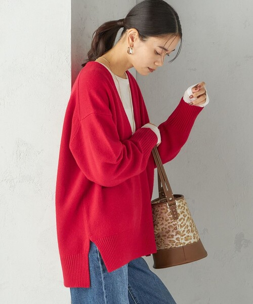 手洗い可能〉ウール カシミヤ Vネック プルオーバー（ニット/セーター