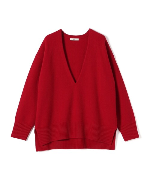 セール】〈手洗い可能〉ウール カシミヤ Vネック プルオーバー（ニット
