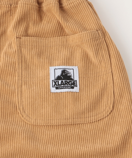 XLARGE KIDS(エクストララージキッズ)の「ロゴカットコールカーゴパンツ(カーゴパンツ・キッズ・ブラック/ベージュ・90cm/110cm/140cm/130cm/100cm/120cm)」の8枚目の写真