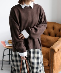 cepo | カシミアタッチクルーネックニット〈ウォッシャブル〉(ニット/セーター)