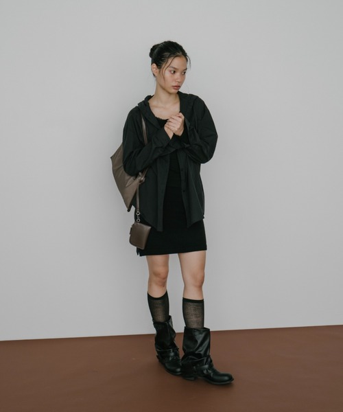 duei（デュイ）の「ニットミニスカート（スカート・レディース・グレー/ブラック・FREE）」の15枚目の写真