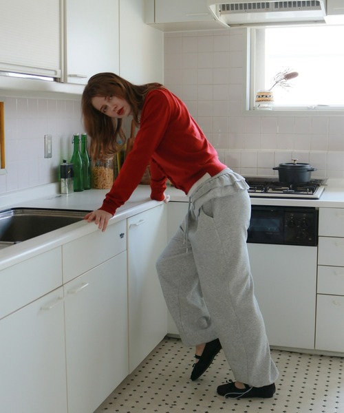 mic by Olu.(ミックバイオルドット)の「フリルレイヤードカーディガン(カーディガン/ボレロ・レディース・グレー/レッド・FREE)」の14枚目の写真