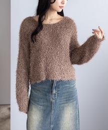 CLEAR BASIC | ラメニットプルオーバー［大人 カジュアル 着回し力抜群］(ニット/セーター)