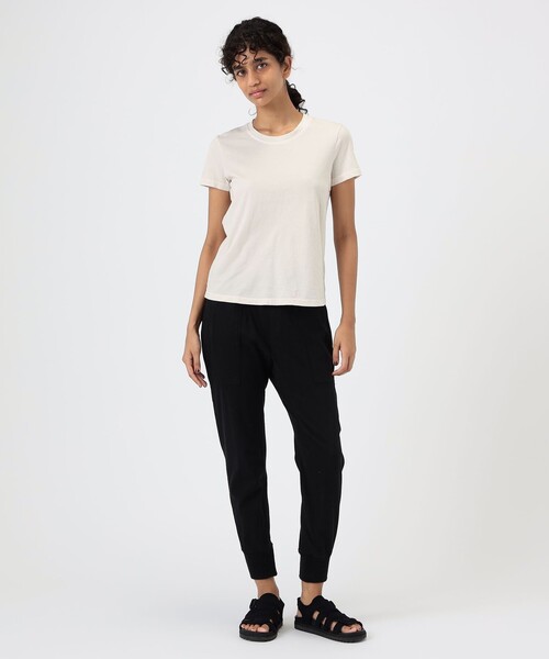JAMES PERSE（ジェームスパース）の「ベーシック クルーネックTシャツ WLJ3114（Tシャツ/カットソー・レディース・ブルー/ホワイト系その他・1/0）」の3枚目の写真