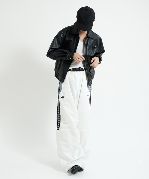 Perushu(ペルーシュ)の「Perushu × Kappa コラボドローコードワイドパンツ(その他パンツ・メンズ・ボルドー/ブラック/ホワイト・MEDIUM/SMALL/LARGE)」の9枚目の写真