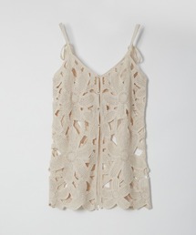 Muscat（マスカット）の「花編みレースキャミビスチェ（キャミソール）」