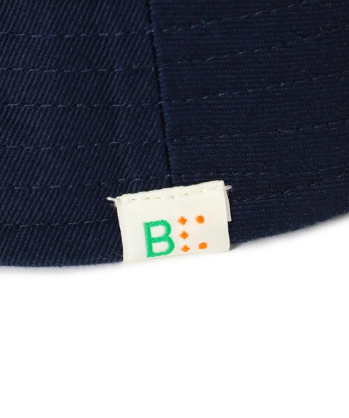 BEAMS mini（ビームスミニ）の「【COLLABORATION】那須どうぶつ王国 / UVハット 2025FW（ハット・キッズ・ベージュ/ブラウン系その他4/ネイビー・ONE SIZE）」の6枚目の写真