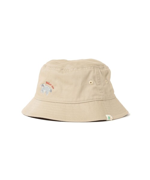 BEAMS mini（ビームスミニ）の「【COLLABORATION】那須どうぶつ王国 / UVハット 2025FW（ハット・キッズ・ベージュ/ブラウン系その他4/ネイビー・ONE SIZE）」の10枚目の写真