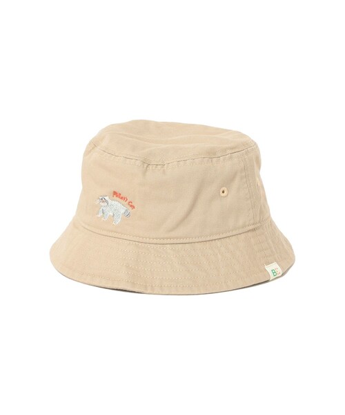 BEAMS mini（ビームスミニ）の「【COLLABORATION】那須どうぶつ王国 / UVハット 2025FW（ハット・キッズ・ベージュ/ブラウン系その他4/ネイビー・ONE SIZE）」の18枚目の写真