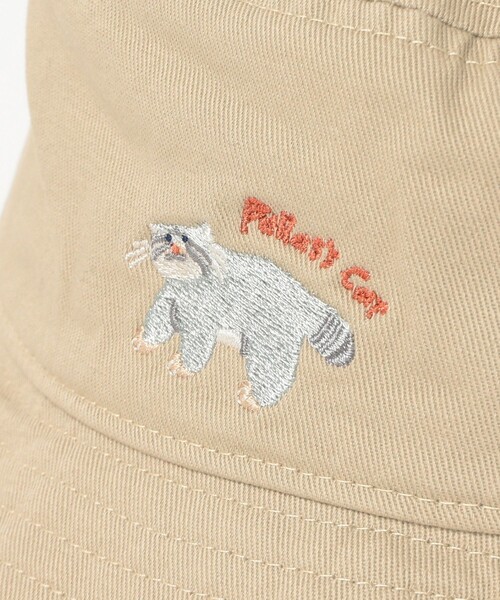 BEAMS mini（ビームスミニ）の「【COLLABORATION】那須どうぶつ王国 / UVハット 2025FW（ハット・キッズ・ベージュ/ブラウン系その他4/ネイビー・ONE SIZE）」の21枚目の写真