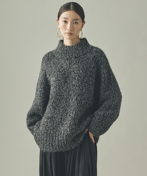 Curensology(カレンソロジー)/MIXブークレニットプルオーバー（ニット