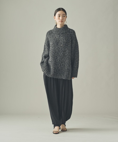 Curensology(カレンソロジー)/MIXブークレニットプルオーバー（ニット