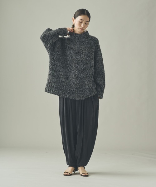 Curensology(カレンソロジー)/MIXブークレニットプルオーバー（ニット